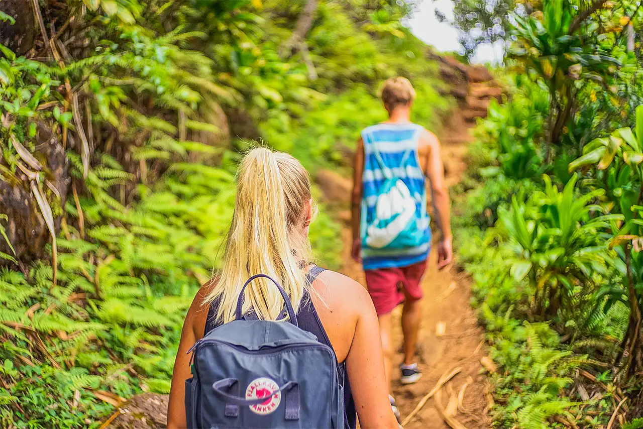 groupe randonneurs une region bien balisee