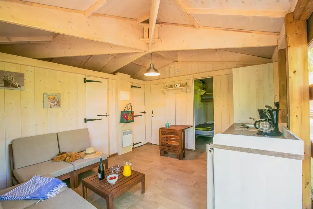 huur een chalet op de kavel